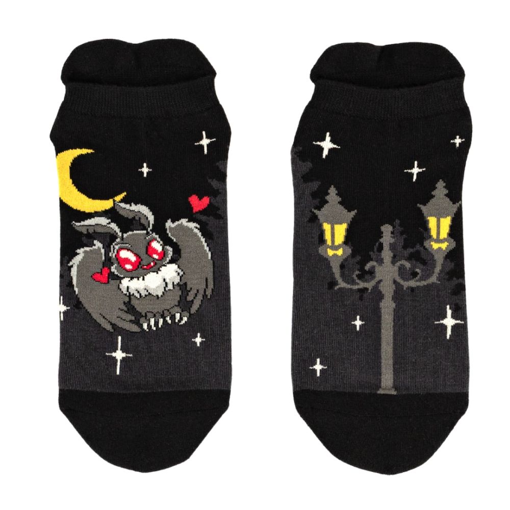 Footclothes - Cute Mothman Ankle Split L/R Design Enkelsokken - Multicolours